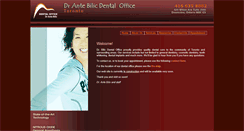 Desktop Screenshot of drbilicdental.com